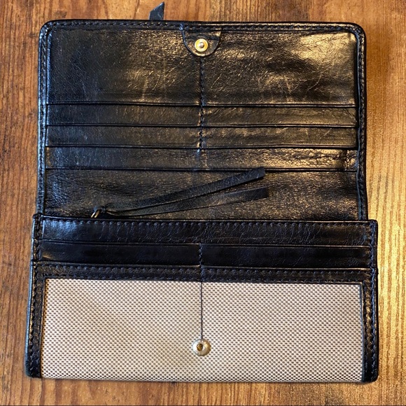 Authentic Chloe Canvas and Leather Long Wallet - Picture 10 of 16